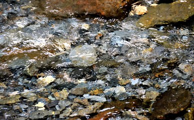 clear river water