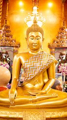 Buddha statue in public Thailand temple