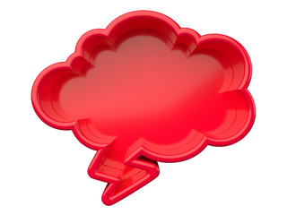 Trend abstract speech bubble for graphic arts