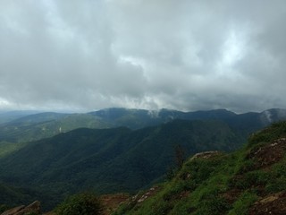 view of mountains