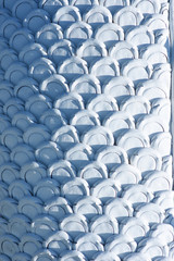 Obraz premium some partial detail on surface of white legend god of snake statue.