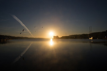 beautiful stone in the city center