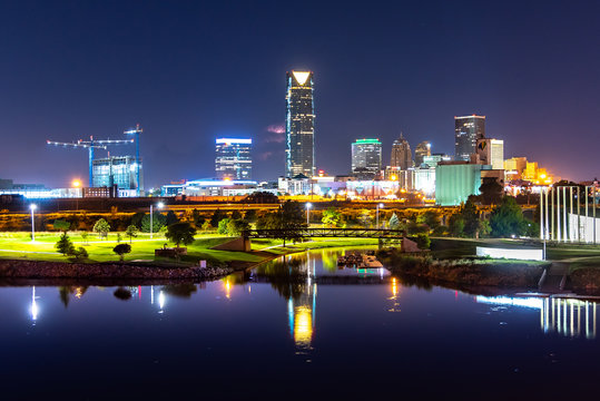 Oklahoma City At Night