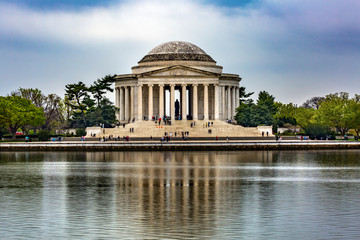 Jefferson Memorial Tidal Basin Reflections Washington DC
