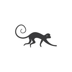 Monkey logo ilustration