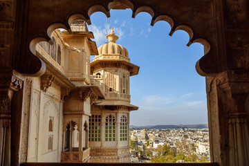 City palace in Udaipur. India