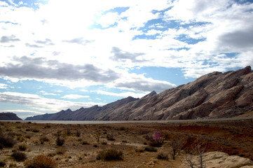 Fototapeta premium Geological range in the desert