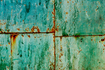 Metal texture with scratches and cracks which can be used as a background