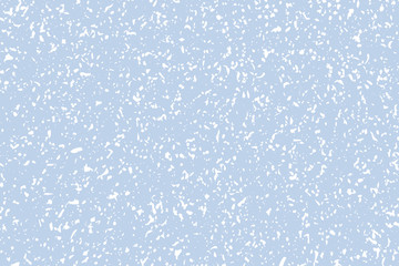 Abstract scratched background. Blue and white vector texture template.White noise.