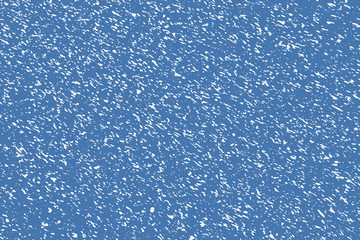 Abstract scratched background. Blue and white vector texture template.White noise.