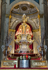 San Fermin corridors monument in Pamplona Spain