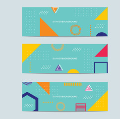 Set of memphis style covers. Collection of cool bright covers. Abstract shapes compositions. Vector graphic geometric elements and shapes for modern art. Covers for placard, poster, magazine