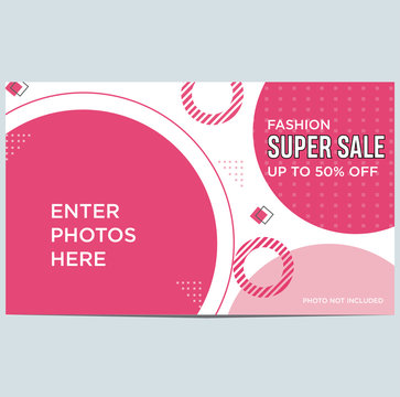 Super Sale banner template design, Big sale special offer. end of season special offer banner vector illustration