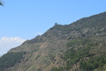 Obraz premium Beautiful landscape in eastern part of Nepal hillside
