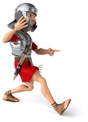 Obraz premium Fun roman soldier - 3D Illustration
