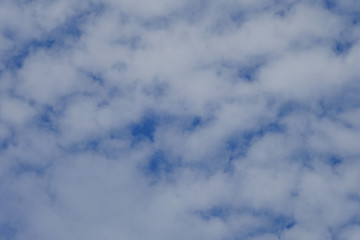 blue sky with clouds