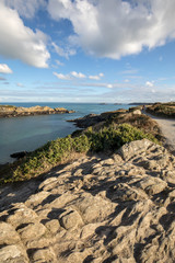 Obraz premium Pointe du Grouin in Cancale. Emerald Coast, Brittany, France ,