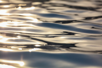 Expanse of water in the pool as an abstract background