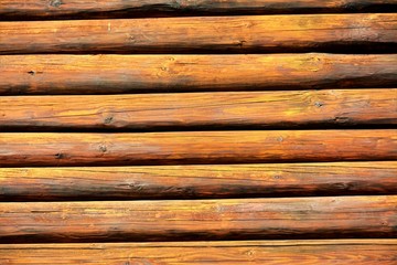 a wall of horizontal planks