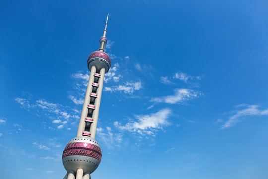 Oriental Pearl Tower in Shanghai China