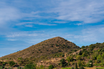 mountainous landscape near Juviles (Spain)