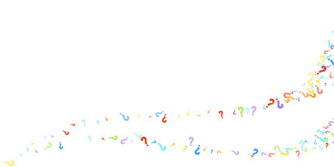 Question marks Quiz doubt survey faq public poll.