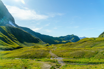 Schöne Aussicht auf dem Stuttgarter Hüttenweg
