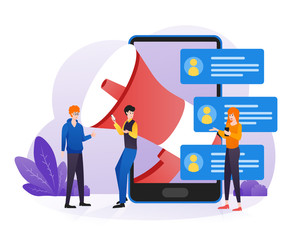 Refer a friend promotion method. Referral marketing, affiliate marketing, network marketing, business partnership, referral program strategy