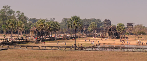 Panoramic view of Angkor temple