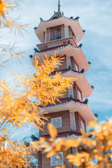 Vinh Nghiem Pagoda Temple Ho Chi Minh City Saigon Vietnam