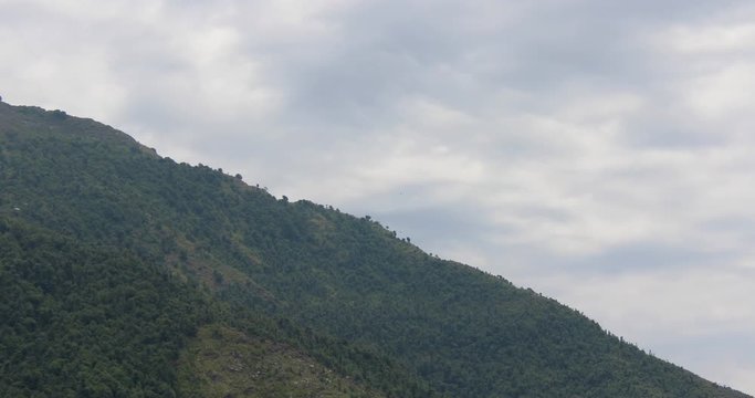 cloud timelapse over the mountains