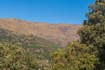 mountainous area near Trevelez (Spain)