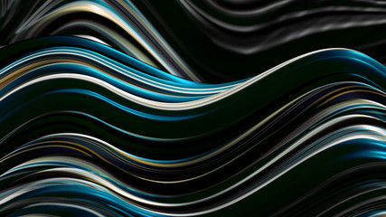 Elegant colored background with lines. 3d illustration, 3d rendering.