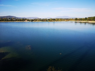Schotterteich im Herbst