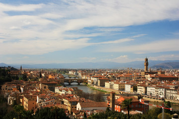 Fototapeta na wymiar Panorama of the city of Florence