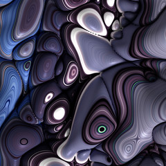 Soft, nice abstract background in bright colors. 3d illustration, 3d rendering.