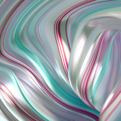 Elegant colored background with lines. 3d illustration, 3d rendering.