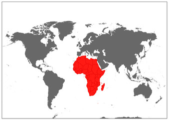 Red Africa map wallpaper global 