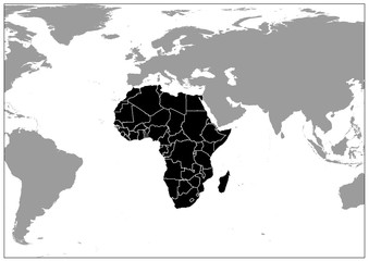Structure Black Africa map wallpaper global 