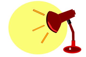 light redlamp warm  read 