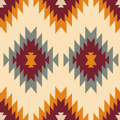 Stammes- südwestliches Indianer-Navajo-nahtloses Muster