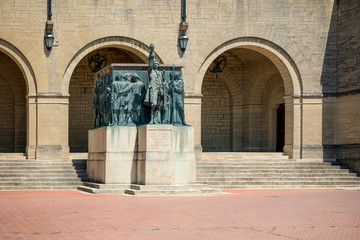 Monument near the Museum of Army in San Marino