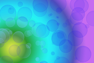 abstract background with circles rainbow