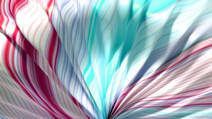 Elegant colored background with lines. 3d illustration, 3d rendering.