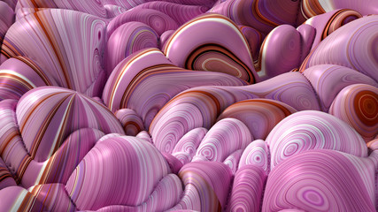 Fototapeta premium Soft, nice abstract background in bright colors. 3d illustration, 3d rendering.