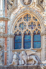 Fototapeta na wymiar Venetian Architecture in details, Venice, Italy