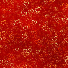 hearts background pattern