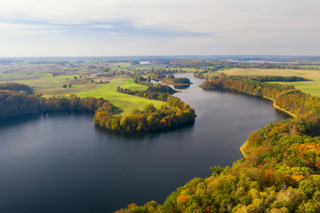 Der Mellensee in der Uckermark, Land Brandenburg