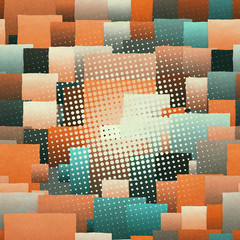 retro patchwork background