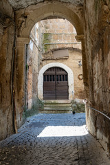 Obraz premium Calcata, historic village in Italy